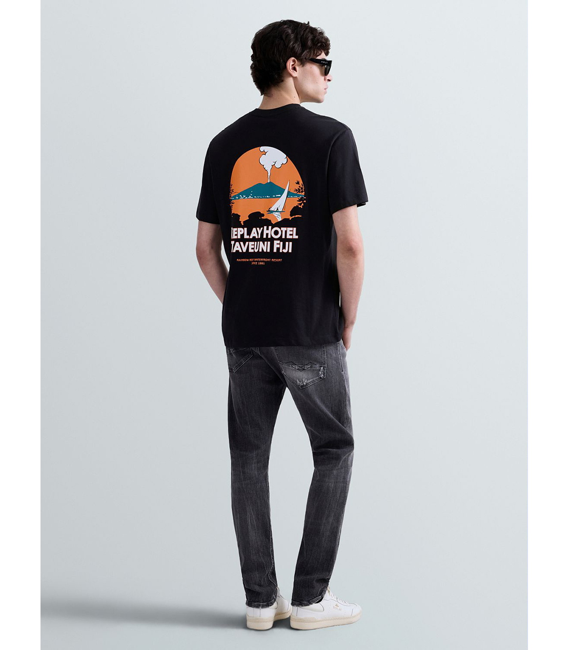 ヘビーコットンジャージーFIJI Tシャツ 詳細画像 ブラック 2